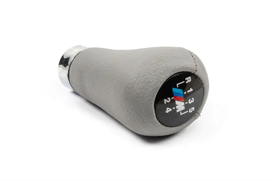 BMW 3 Series E36 1990-2000 Schaltknauf OEM (Kunstleder, grau glatt) Image