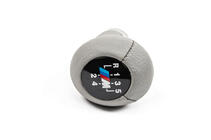 BMW 3er E30 1982–1994 Schaltknauf OEM (Kunstleder, grau glatt) Foto 5