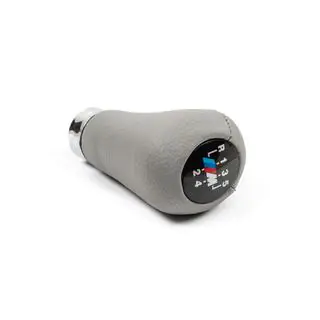 Schaltknauf OEM (Kunstleder, grau glatt) Foto 1