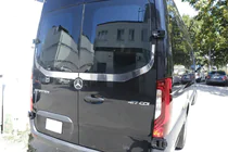 Mercedes Sprinter W907/W910 2018- Heckscheibenleiste V-2 Carmos (2 Stk, Edelstahl) Foto 3