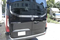 Mercedes Sprinter W907/W910 2018- Heckscheibenleiste V-2 Carmos (2 Stk, Edelstahl) Foto 5