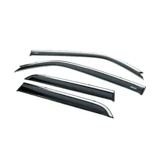 Windabweiser mit Chromleiste (4 Stk, Niken) Toyota 4Runner 2009-2024 Foto 1