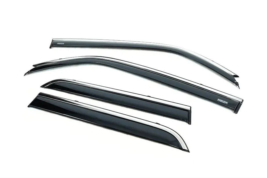 Toyota 4Runner 2009-2024 Windabweiser mit Chromleiste (4 Stk, Niken) Image