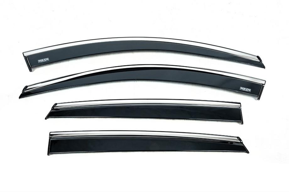 MG ZS 2017-2024 Windabweiser mit Chromleiste (4 Stk, Niken) Image