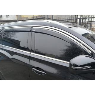 Windabweiser mit Chromleiste (4 Stk, Niken) Chery Tiggo 7 2020- Foto 1