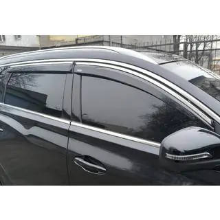 Windabweiser mit Chromleiste (4 Stk, Niken) Chery Tiggo 7 2020- Foto 1