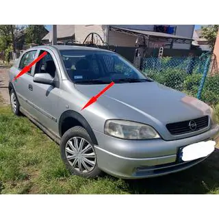 Kotflügelverbreiterungen (4 Stk, schwarz metallisch) Opel Astra G classic 1998-2012