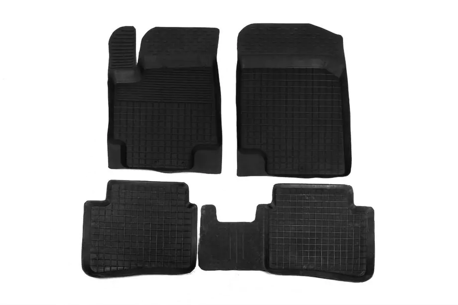 Hyundai Accent 2011-2017 Gummimatten mit Rand (4 Stk, Polytep) Image