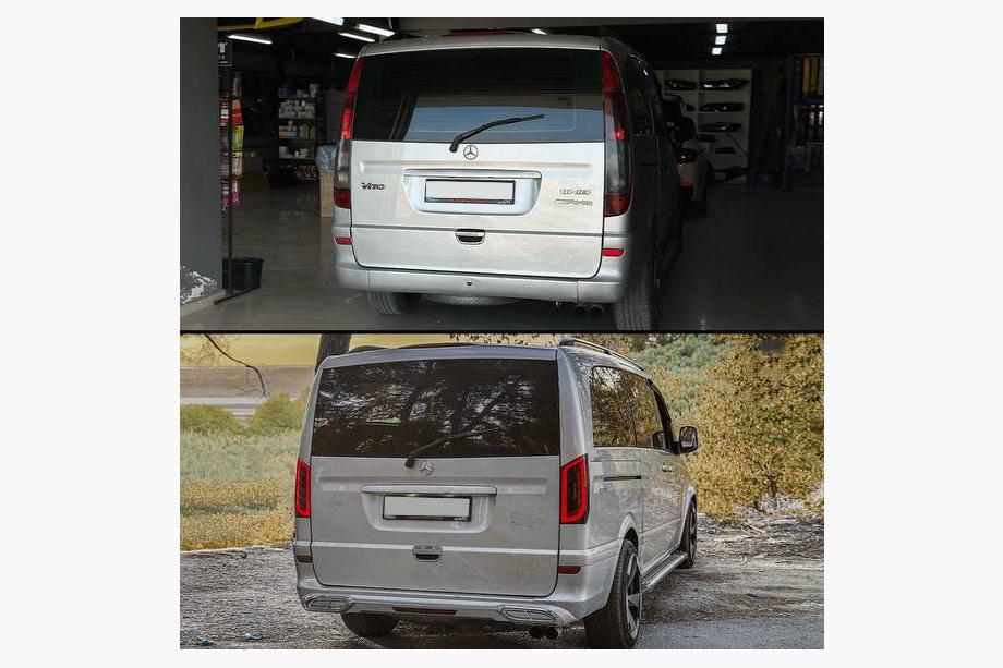 Mercedes Viano 2004-2014 Facelift Kit auf W447 Maybach Foto 6