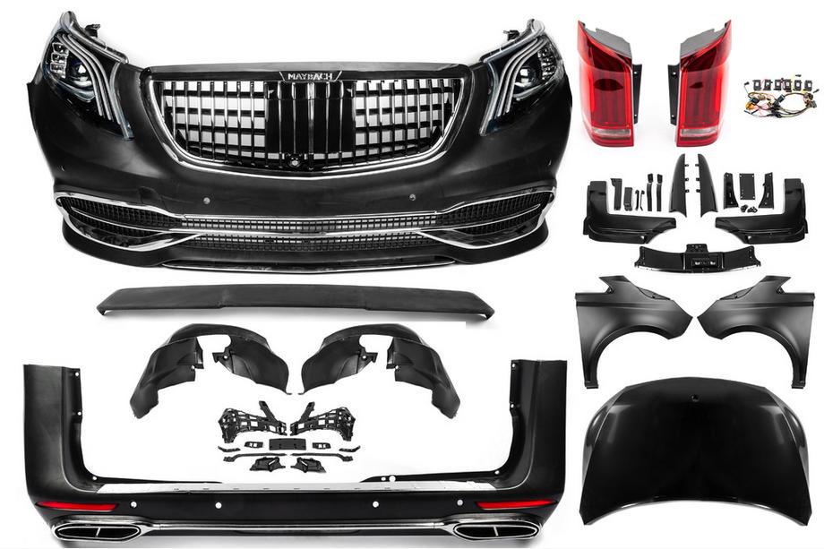 Mercedes Viano 2004-2014 Facelift Kit auf W447 Maybach Foto 3
