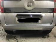 Peugeot Bipper 2008-2017 Chromleiste über dem Kennzeichen (Edelstahl) OmsaLine - Italienischer Edelstahl Foto 6