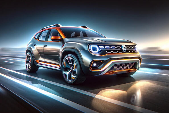 Präsentation des neuen Dacia Duster 2024-2025.