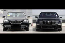 BMW 7 Series F01/F02 2008-2015 Facelift Kit auf G12 M760 (mit Austausch von Kofferraumdeckel und hinteren Kotflügeln) Foto 133