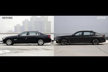 BMW 7 Series F01/F02 2008-2015 Facelift Kit auf G12 M760 (mit Austausch von Kofferraumdeckel und hinteren Kotflügeln) Foto 132