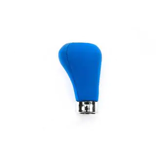 Schaltknauf OEM (Kunstleder, blau glatt) Foto 2