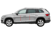 Skoda Kodiaq 2016-2023 Schmale Edelstahltürleisten Carmos Foto 1