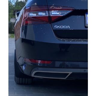 Heckstoßstangen-Endschutzleisten Carmos (3 Stk, Edelstahl) Foto 2