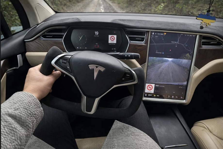 Tesla Model X 2015- Lenkrad Sportlenkrad (Alcantara, Carbon, mit Heizung) Image