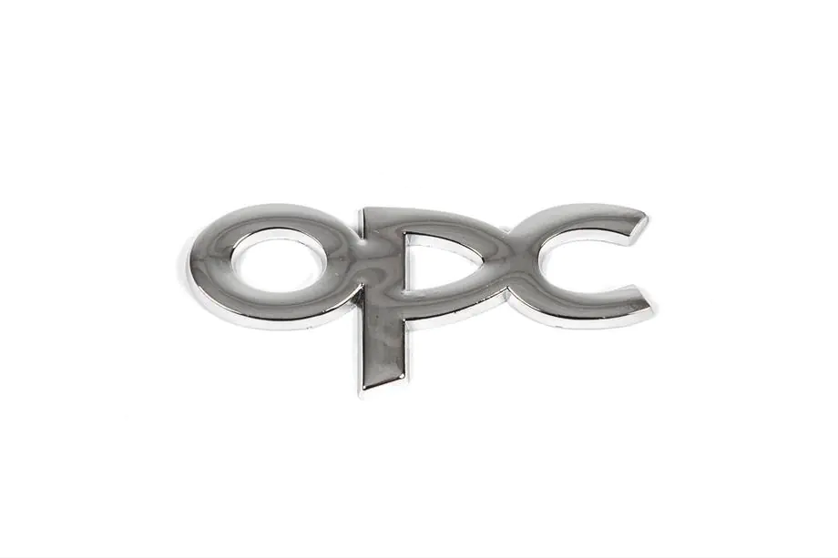 Opel Metallemblem Kofferraum OPC Chrom Foto 1