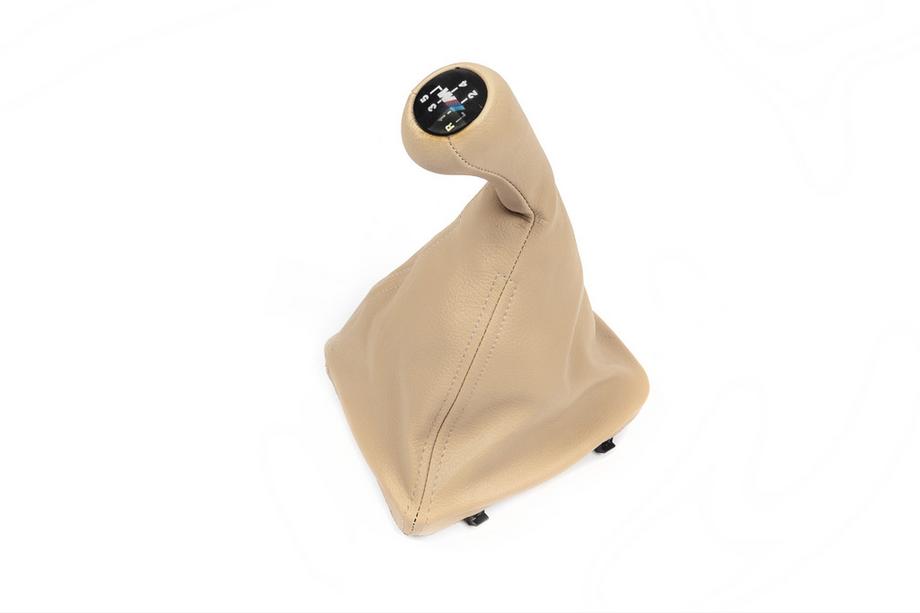 BMW 3 Series E46 1998-2006 Schaltsack + Schalthebel OEM (beige) Image