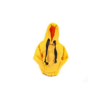Schaltknauf Abdeckung Hoodie-Stil (gelb, schwarzes Band) Foto 1