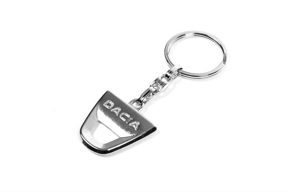 Dacia Metallschlüsselanhänger mit Dacia Logo Foto 2