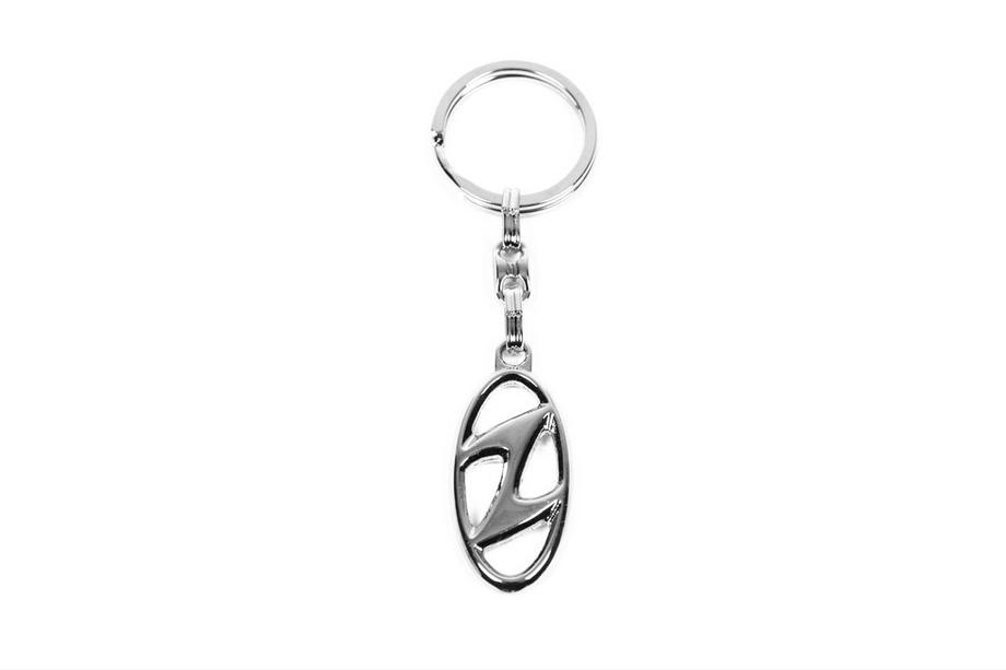 Hyundai Metallschlüsselanhänger mit Hyundai Logo Image