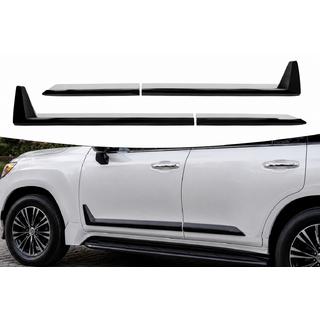 Schwarze Türleisten F-Sport weiß+schwarz (4 Stk, ABS) Foto 1