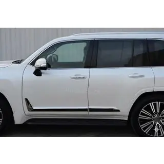 Schwarze Türleisten F-Sport weiß+schwarz (4 Stk, ABS) Foto 3