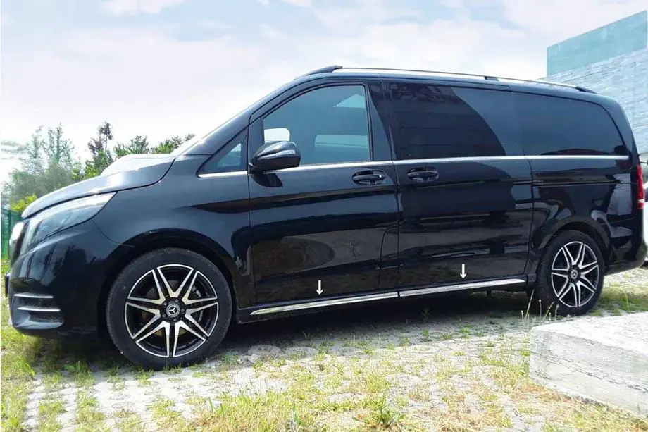 Mercedes Vito/V-class W447 2014- Einstiegsleisten Edelstahl (4 Stk) Image