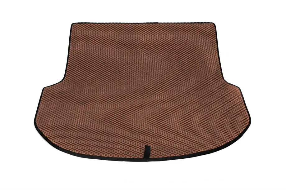 Hyundai Santa Fe 3 2012-2018 Kofferraummatte (EVA, Braun) (5-Sitzer) Image