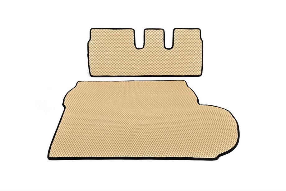 Mitsubishi Outlander 2006-2012 Kofferraummatte (EVA, Beige) 7-Sitzer Image