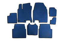 Nissan Qashqai 2007-2010 EVA Fußmatten für +2 (3 Reihen, Blau) Foto 1