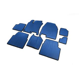 EVA Fußmatten für +2 (3 Reihen, Blau) Nissan Qashqai 2007-2010 Foto 2