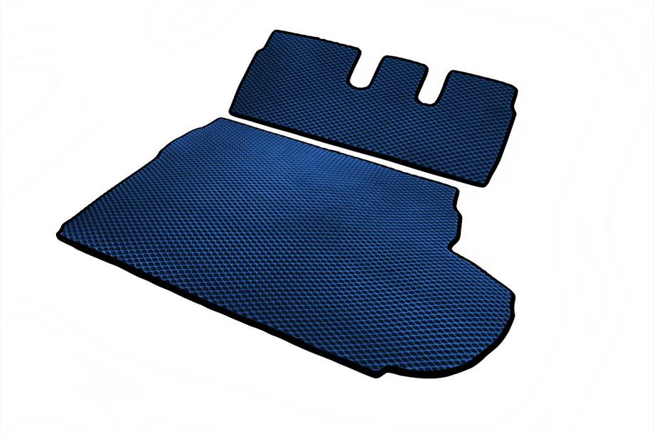 Peugeot 4007 2007-2013 Kofferraummatte (EVA, Blau) 7-Sitzer Foto 4