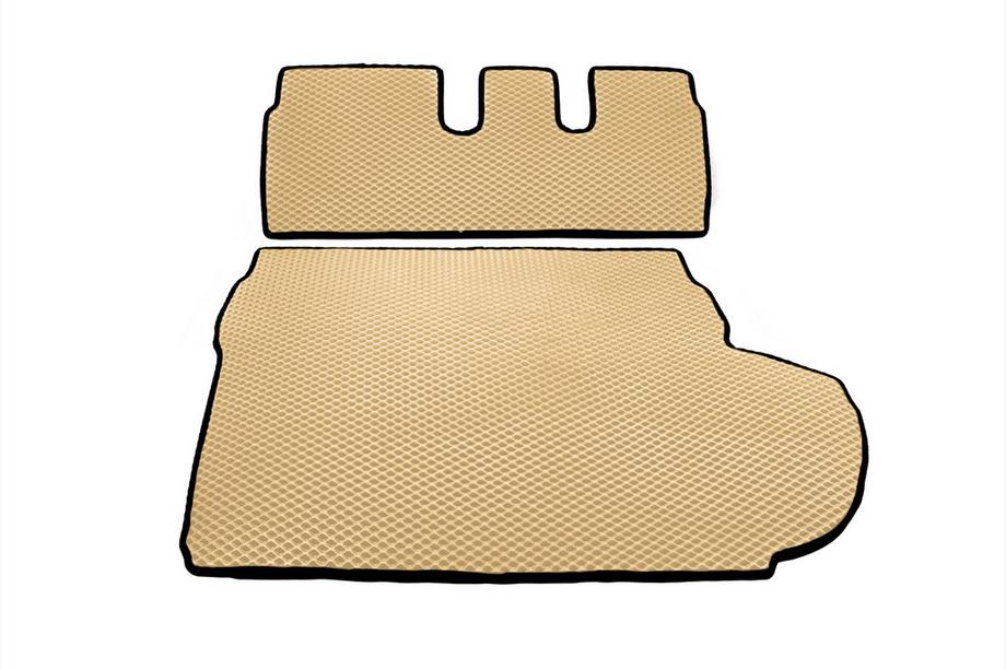 Peugeot 4007 2007-2013 Kofferraummatte (EVA, Beige) 7-Sitzer Ohne Subwoofer Foto 2
