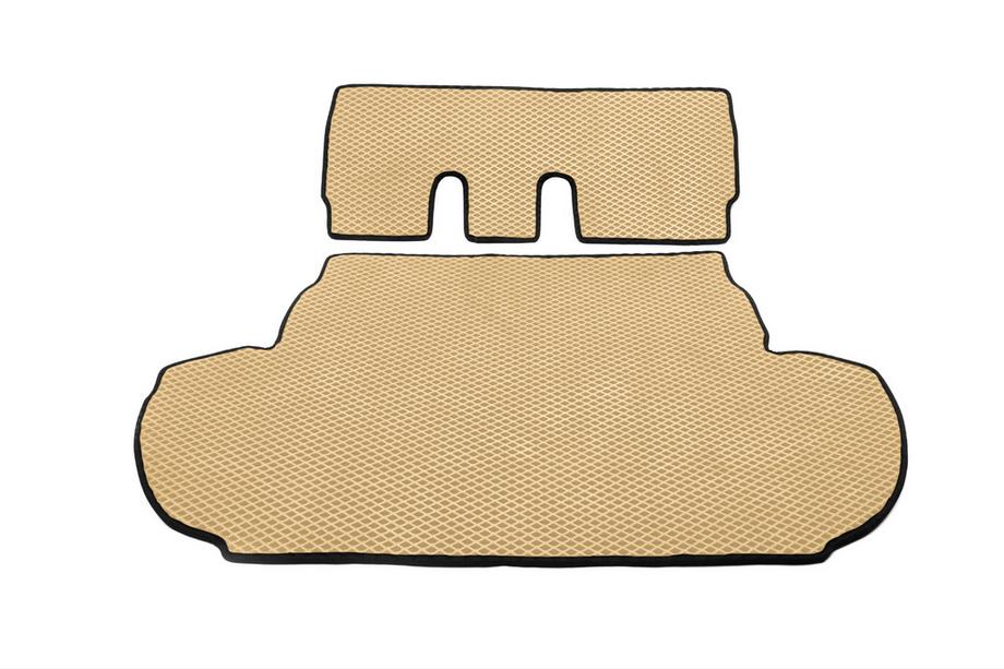 Peugeot 4007 2007-2013 Kofferraummatte (EVA, Beige) 7-Sitzer Image