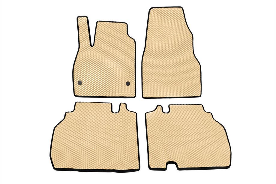 Volkswagen Caddy 2004-2010 EVA Fußmatten (Beige) 5 Stk, vorne und hinten (Standard, 2 Schiebetüren) Foto 5