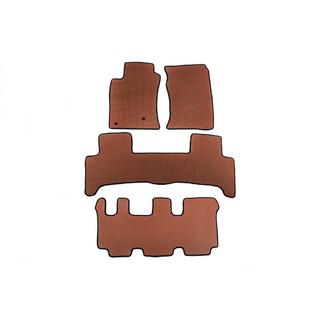 EVA Fußmatten (3 Reihen, Braun) Toyota Land Cruiser Prado 120 2002-2009 Foto 1