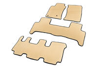 Toyota Land Cruiser Prado 120 2002-2009 EVA Fußmatten (3 Reihen, Beige) Foto 2
