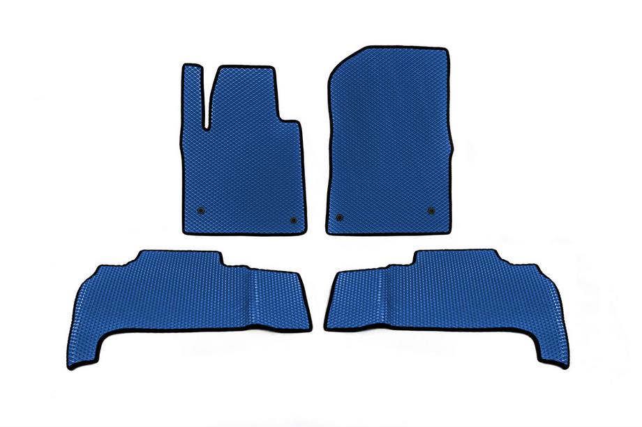 Lexus LX570/450d 2008-2022 EVA Fußmatten aus Polyurethan (2008-2012, Blau) Image
