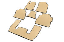 Toyota Sequoia 2007-2022 EVA Fußmatten 3 Reihen (Beige) Mittelreihe - Durchgang Foto 2