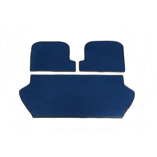 Kofferraummatte aus 3 Teilen (EVA, Blau) Foto 1