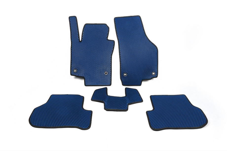 Volkswagen Golf 6 2008-2014 EVA Fußmatten (Blau) Image