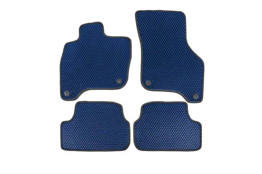 Volkswagen Golf 7/E-Golf 2012-2020 EVA Fußmatten für E-Golf (Blau) Image