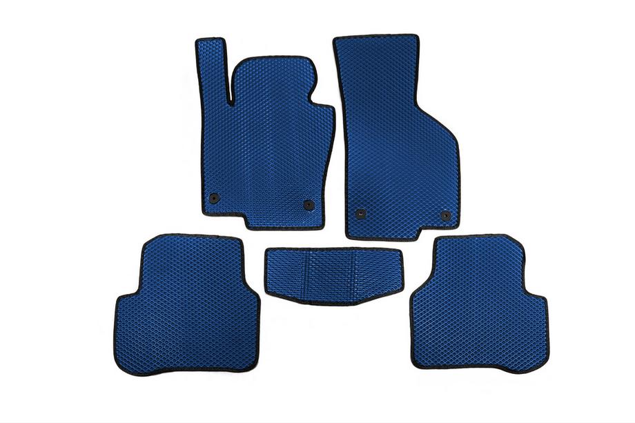 Volkswagen Passat B6 2006-2012 EVA Fußmatten (Blau) Image