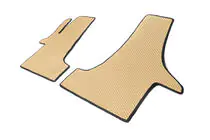 Volkswagen T5 Multivan 2003–2010 EVA Fußmatten (Beige, vorne, für 2+1) Foto 2