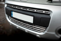 Peugeot Partner Tepee 2008-2018 Grillabdeckungen (2-tlg., Edelstahl) OmsaLine - Italienischer Edelstahl Foto 4