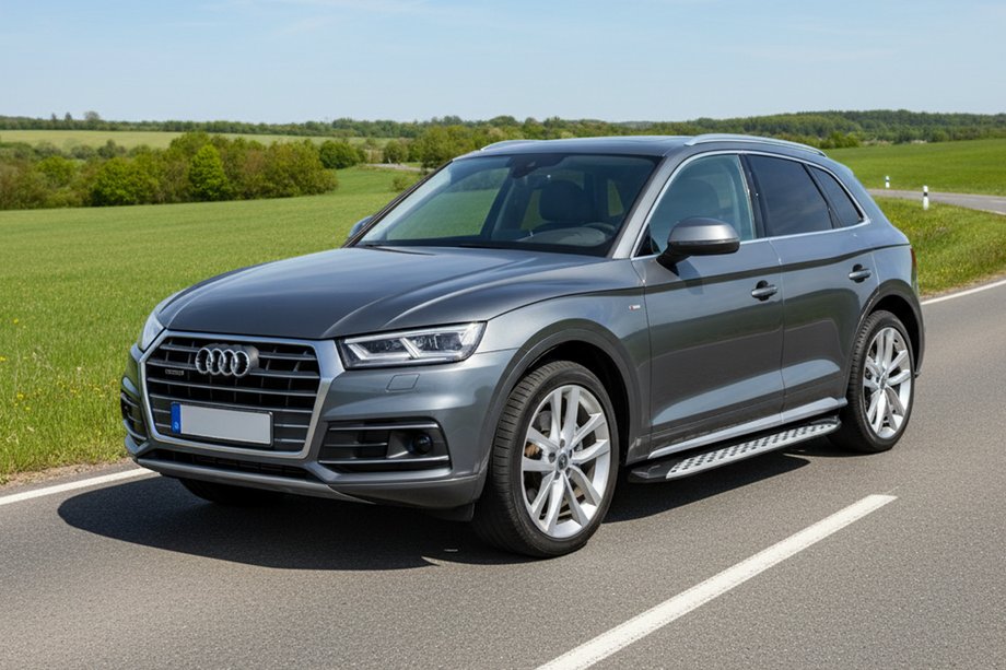 Audi Q5 2017-2025 Trittbretter Shining V1 (2 Stk., Aluminium) Foto 1