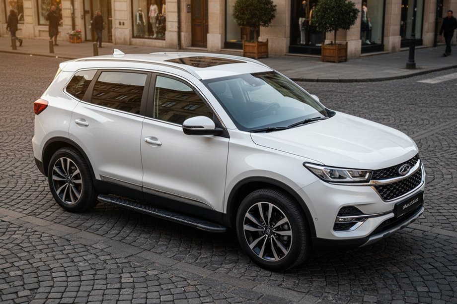 Chery Tiggo 7 2020- Seitenschweller Bosphorus Black (2 Stk., Aluminium) Image